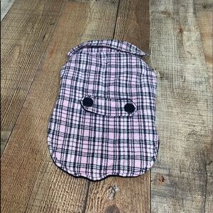 Glamour to the bone dog jacket plaid